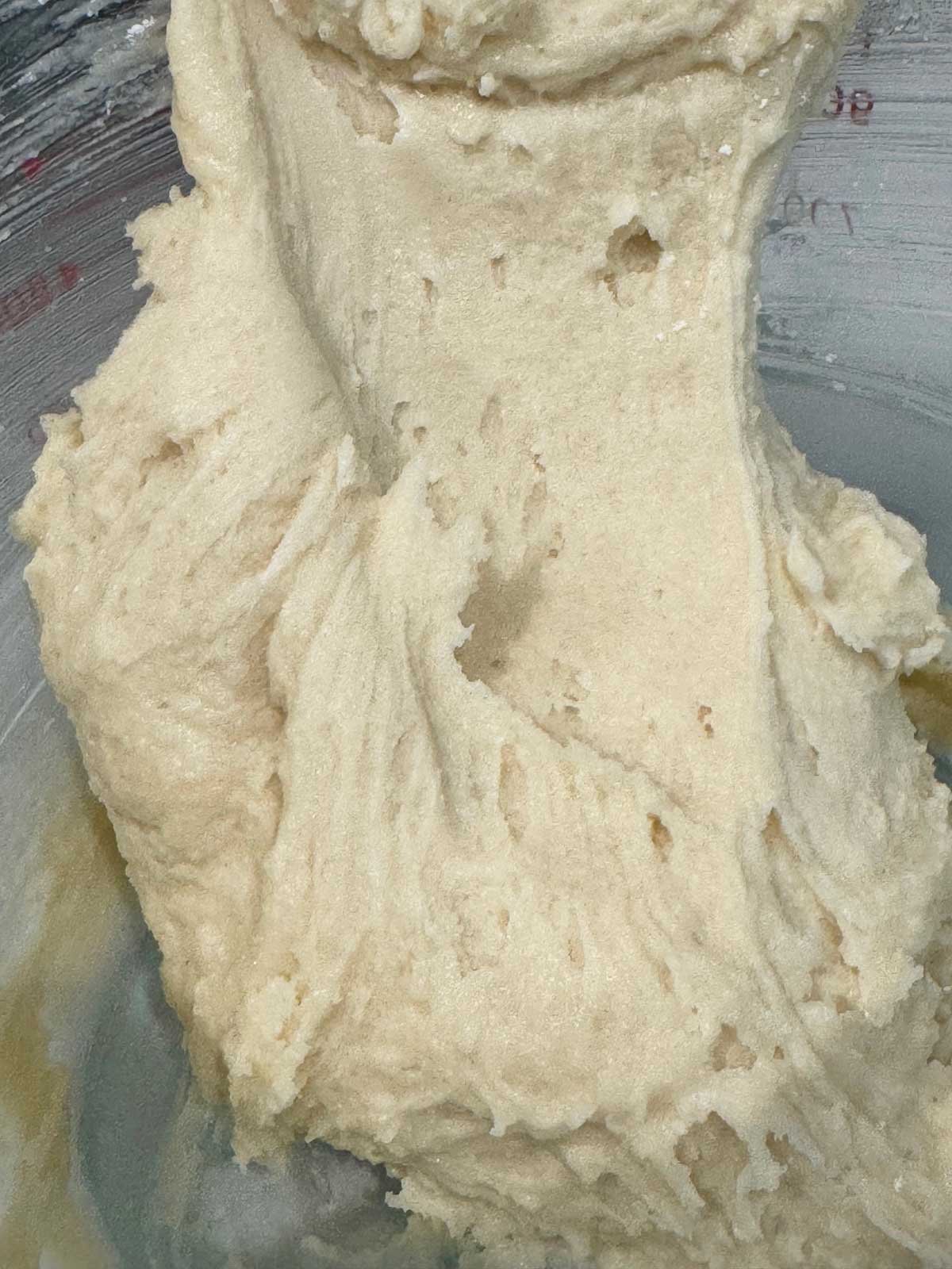 The soft white dough for Amish sugar cookies like Lofthouse.
