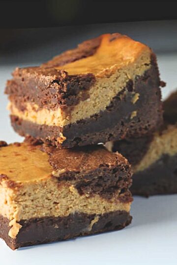 Layered Pumpkin Cheesecake Brownies recipe
