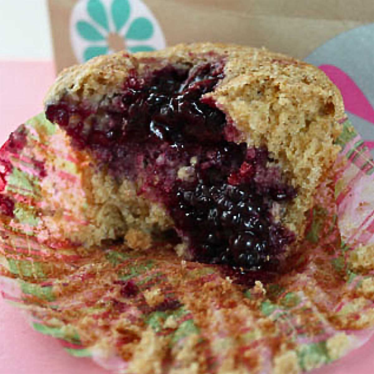 Lemon Blackberry Muffins