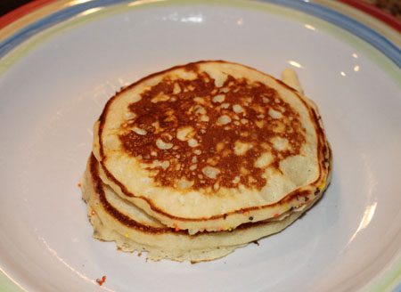 pancakesonplate1 Malted Milk Pancakes