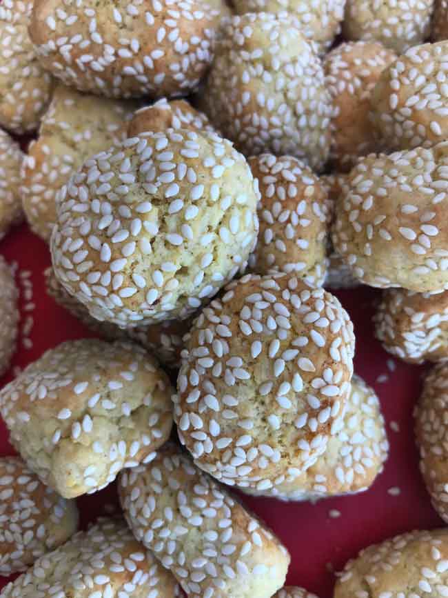 sesame seed cookies