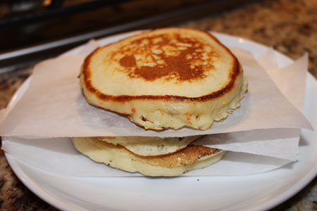 malted milk pancakes