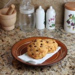 Candied Yam Biscuits with Chocolate Chips