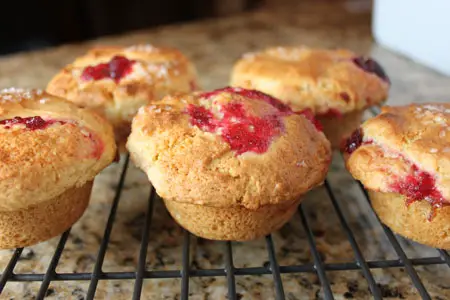 Orange Cranberry Swirl Muffins