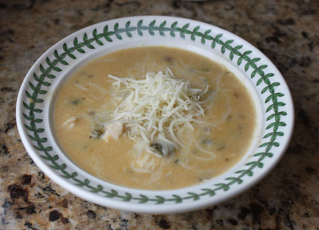 Turkey Poblano Soup recipe from Pat. Also can be made in the Ace Blender