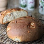 Yeasted Burgundy Walnut Bread