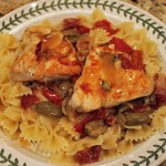 Chicken with Rosemary and Red Peppers