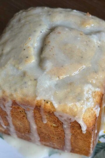 Iced Lemon Poppy Seed Loaf Bread from King Arthur