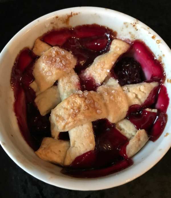 Mini Blackberry Cobblers