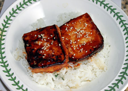 tofu glazed tofu
