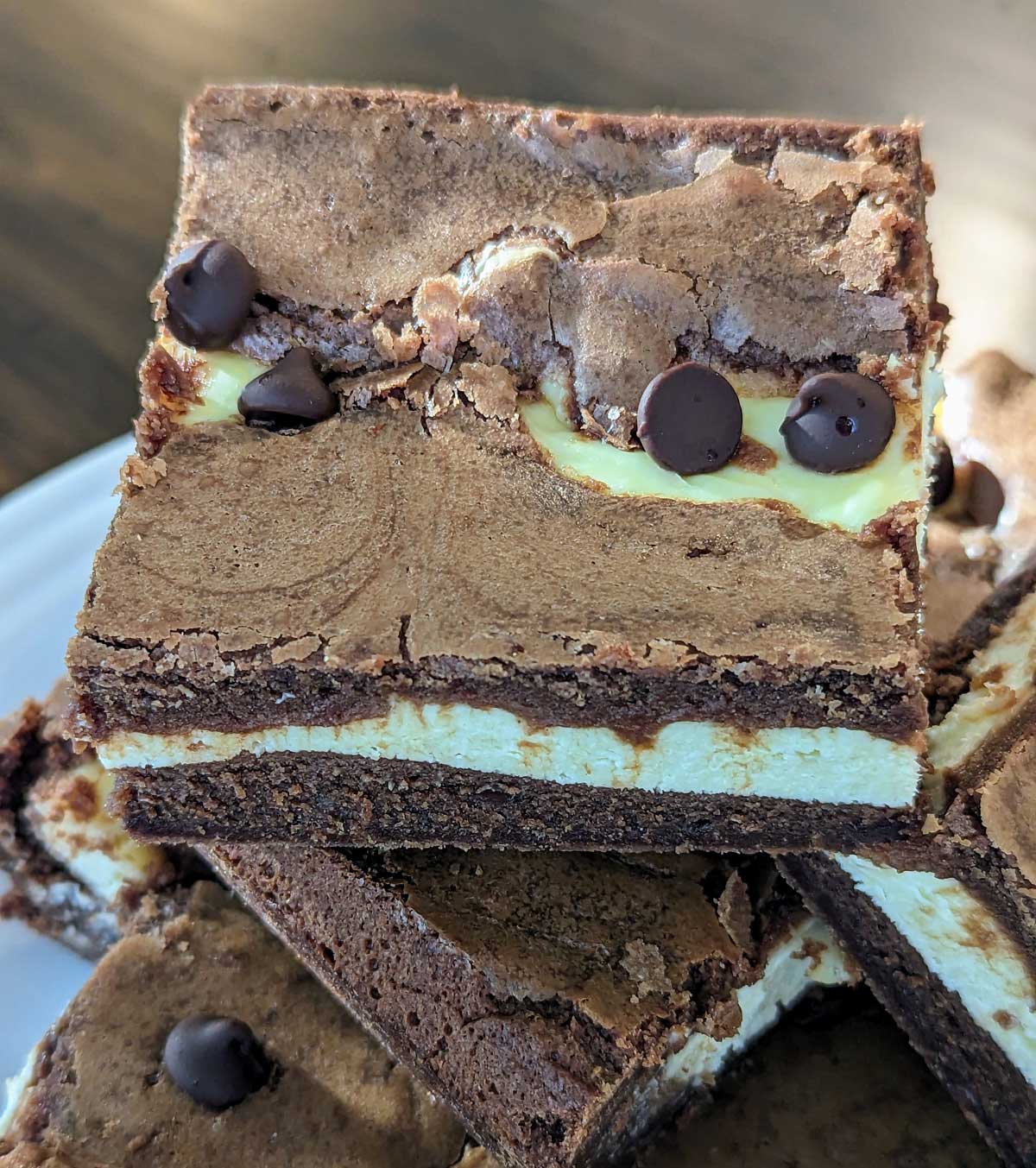 Thick Cream Cheese Brownies