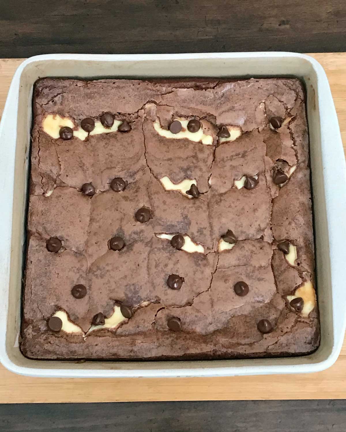 Thick Cream Cheese Brownie