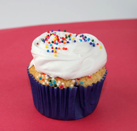 cupcake with sprinkles Angel Cupcakes