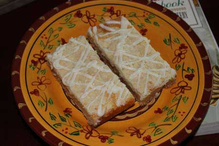 iced lemon bars