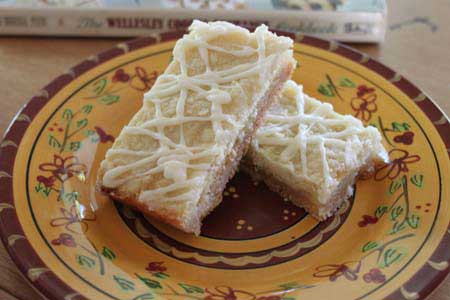 lemon squares stacked