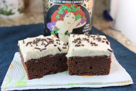 irish-cream-brownies Irish Cream Brownies