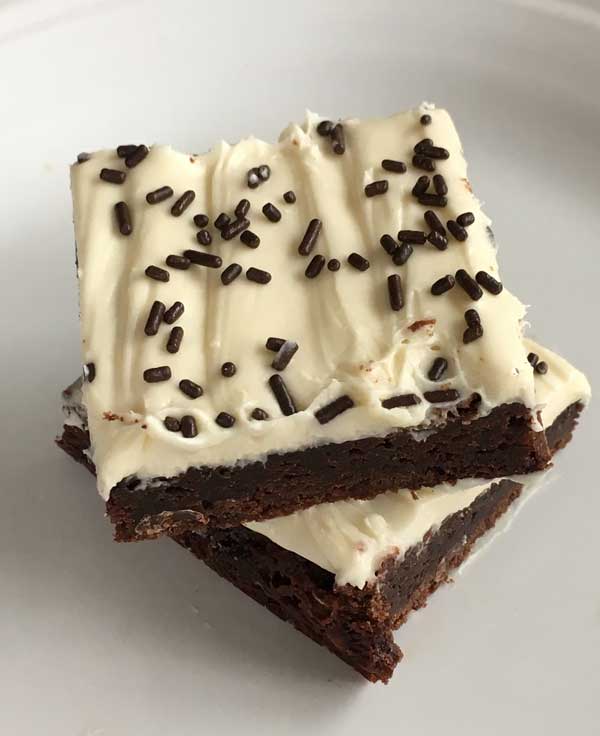 Irish Cream Brownies