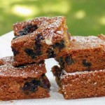 blueberry gingerbread bars