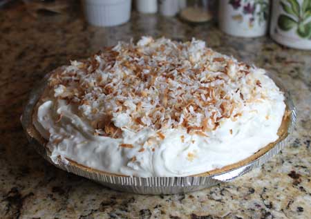 coconut cream pie