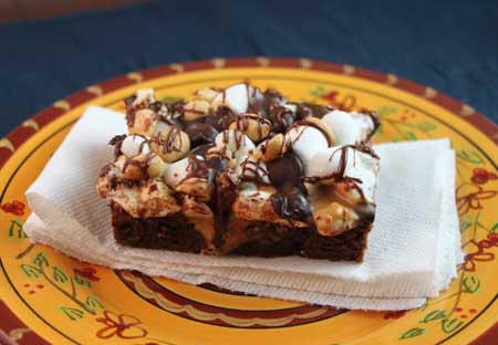 rocky-road-peanut-butter-br Rocky Road Peanut Butter Brownies