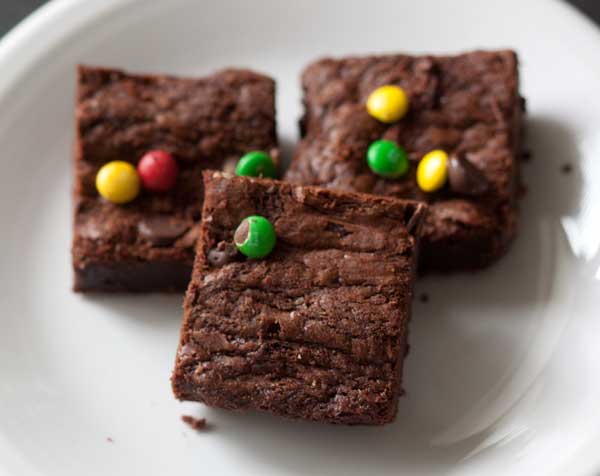 Loaf Pan Fudge Brownies