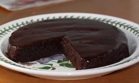 cranberry chocolate fudge cake