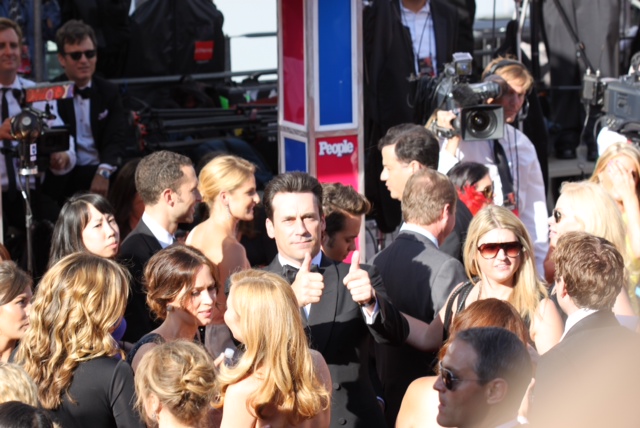 John Hamm giving the Thumbs Up