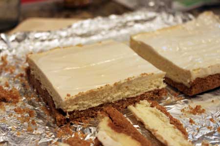 cheesecake in a loaf pan