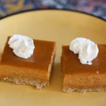 Biscoff Pumpkin Pie Squares