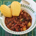 Cornbread Madeleines and Chili