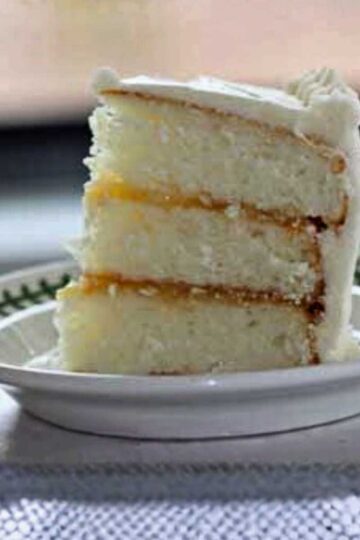 Triple Lemon Cake Slice