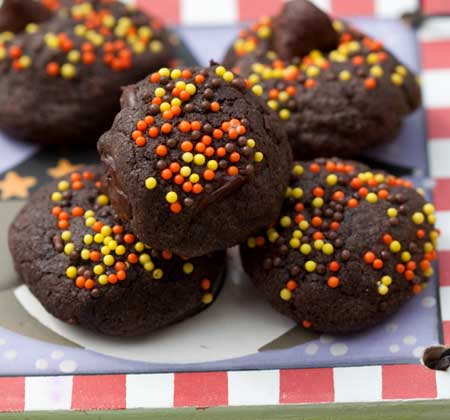 mini-nutella-cookies Mini Chocolate Nutella Cookies