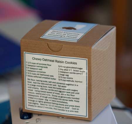 decorated-box decorated box of cookies