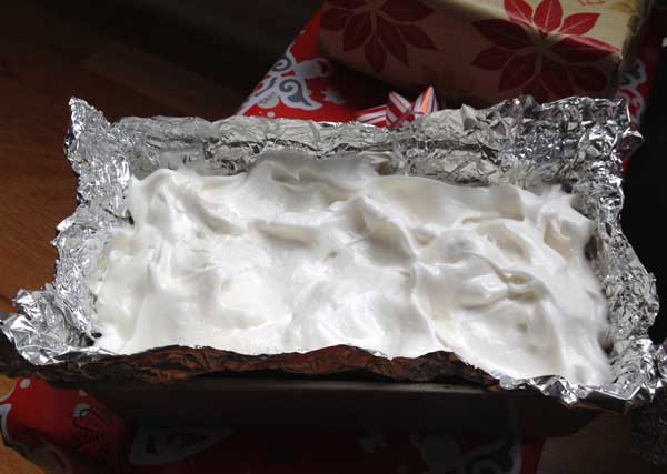 loaf pan angel cake