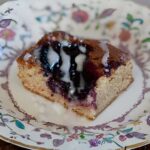 Easy blackberry coffee cake recipe made with Lucky Leaf brand pie filling.