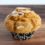 Coconut oil pumpkin muffin