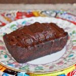 Mini Chocolate Loaf Cakes with a bump in the middle.