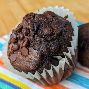 Coconut Oil Chocolate Muffins