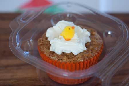 easter-chick Very Moist Carrot Cupcakes