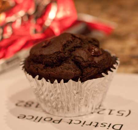 coconut oil chocolate muffins
