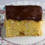 Boston Cream Poke Cake