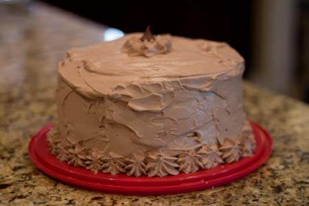 Angel Food Cake Mocha Angel Food Cake