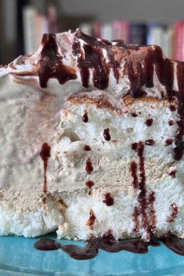 Angel Food Mocha Mousse Cake