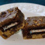 Chocolate Chip Oreo Brownie Bars