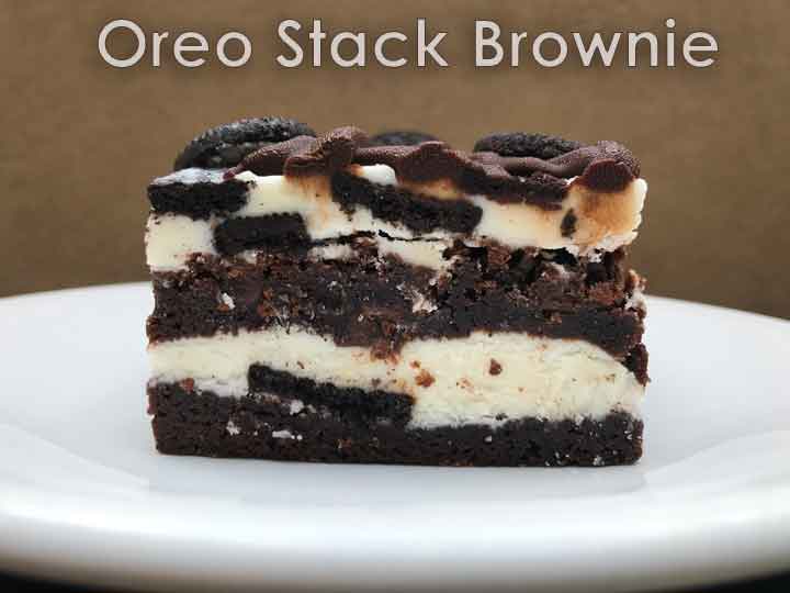 Oreo Stack Brownie Starbucks Copycat