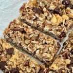 Vermont Granola Bars recipe adapted from King Arthur flour to fit a 9x13 inch or mini sheet pan.