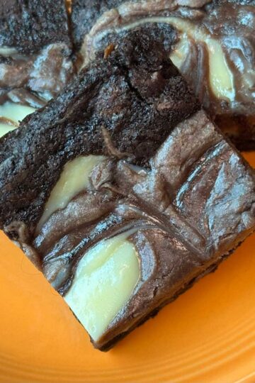 Nutella Cheesecake Brownies recipe using brownie mix