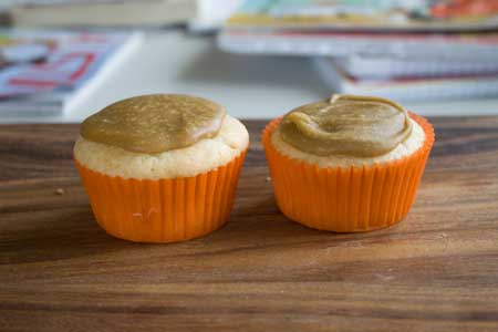 caramel-frosted-cupcakes Caramel Frosted Cupcakes