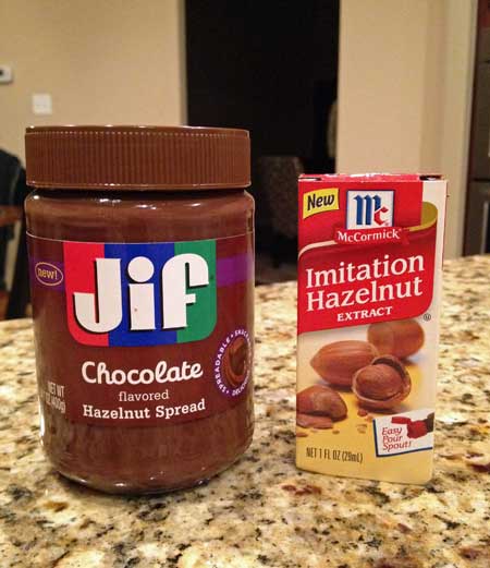 JIF chocolate hazelnut spread