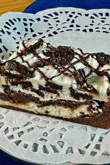 Oreo Cookies and Cream Cheesecake Brownies recipe